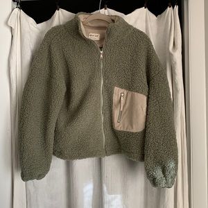 Green Sherpa Jacket (NWT) / Small
